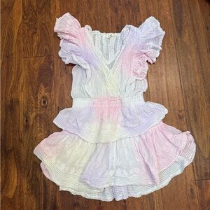 LoveShackFancy Gwen Multicolor Dress